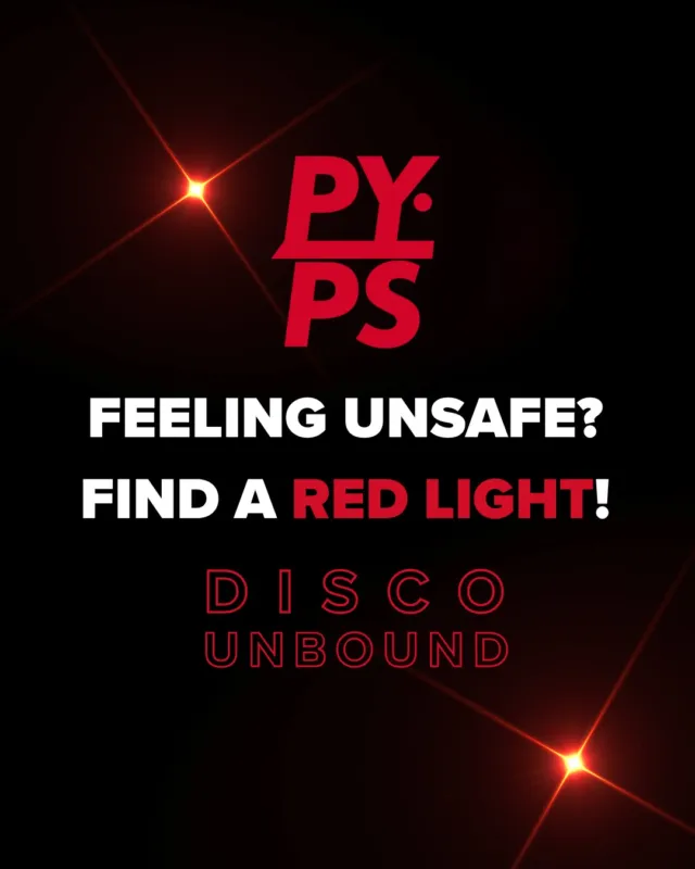 𝗙𝗘𝗘𝗟 𝗦𝗔𝗙𝗘 • 𝗙𝗘𝗘𝗟 𝗙𝗥𝗘𝗘 •
PY•PS is a place where everyone can freely express themselves without fear, away from all the challenges of today's society. Discrimination of any kind is not tolerated here.

Your safety matters, so don't hesitate to reach out if you ever feel concerned for yourself or others. Look out for the red light or the EKKO staff at the bar.